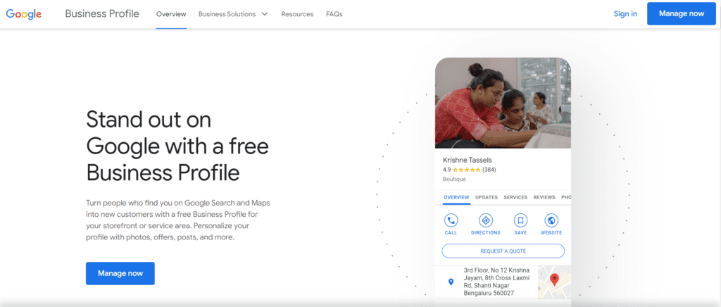 create google my business profile